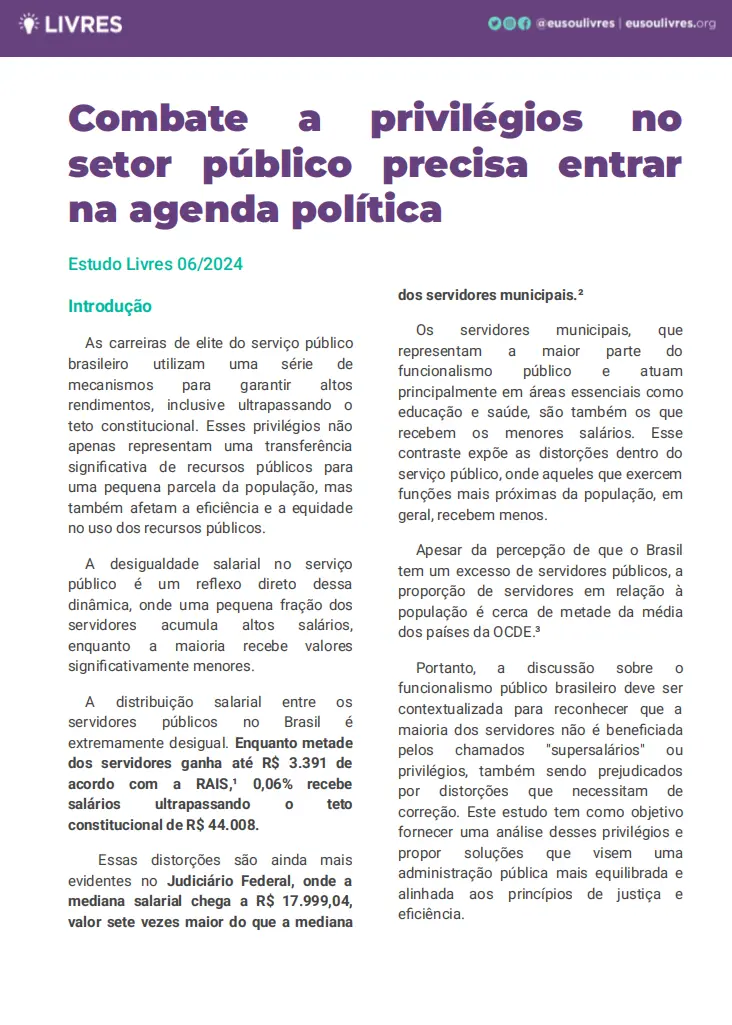 combate privilégios